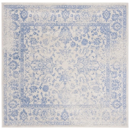 Safavieh 4 x 4 ft. Adirondack Power Loomed Square Area Rug Ivory & Light Blue ADR109L-4SQ